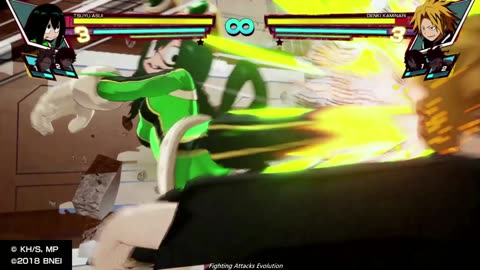 My Hero One's Justice - Tsuyu Asui super moves attacks