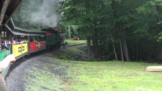 Steam Locomotive No. 12 Barking Up The Grade At Tweetsie Railroad 6-30-17