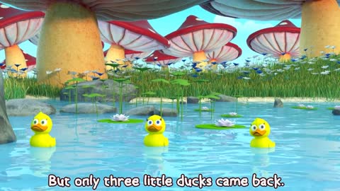 Five Little ducks, Loo Loo kids nursery rhymes and children song