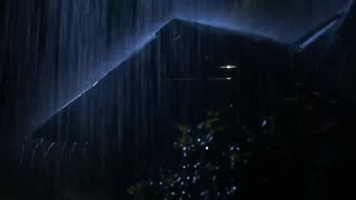Instant Stress Relief: Fall Asleep in Under 3 Minutes with Intense Rainfall and Thunderstorm Sounds!