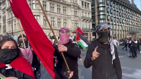Islamic Jihad in London. Deport them at once, they are terrorists.
