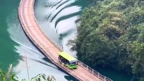 Floating Bridge in China