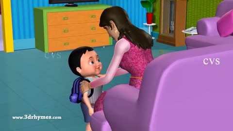Jhonny Jhonny yes papa nursery school 3d animation songs for children