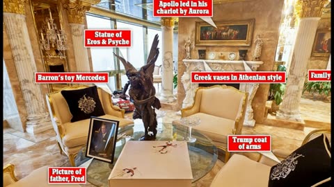 Donald Trump's 66th Floor Penthouse Exposes His Idol 'Sun God' Apollo, Son of Zeus