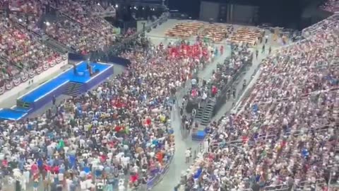 Empty Seats Hidden By Curtains at Kamala’s Rally!