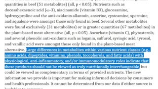 Let's Compare Meat vs Plants: NUTRIENTS (not just vitamins) #nutrients