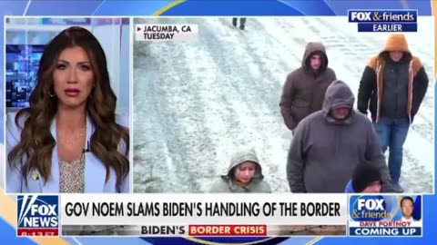 Gov Noem slams Biden’s handling of the border