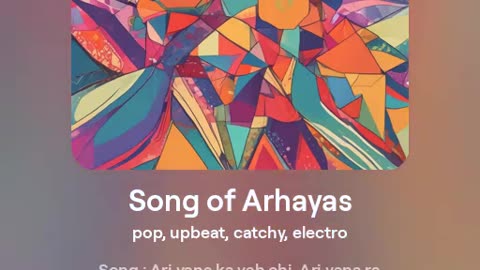 Song Of Arhayas