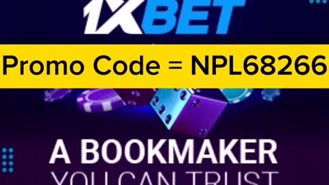 1x Bet Promo Code | Get 100 % Bonous in 1x Bet | Register 1x Bet