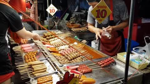 Colorful Jelly Food in Thailand! WATCH THIS!