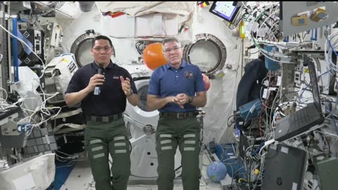 Expedition 69 space station crew answers galveston, Texas, student.questions - 14 August, 2023