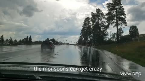 Monsoon in the White Mnt's AZ July 17 2022
