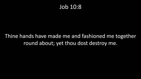 KJV Bible Job Chapter 10