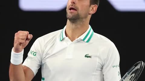 Lawn tennis match of Novak Djokovic | Australia Open winner