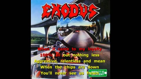 Exodus - Thrash Under Pressure {pleasures of the karaoke}