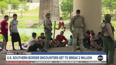 US southern border encounters set to break 2M amid recent surge