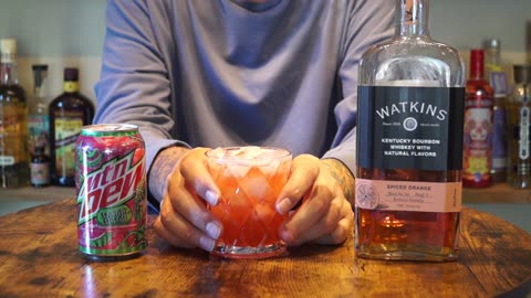 Watkins Spiced Orange Whiskey & Mtn Dew Major Melon