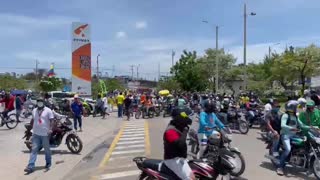 Reporte de la marcha en Cartagena
