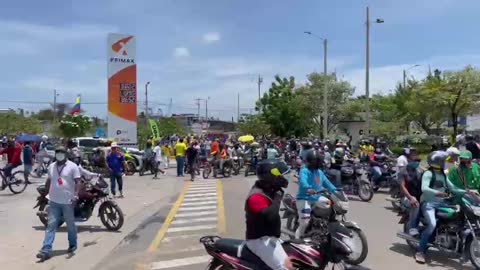 Reporte de la marcha en Cartagena