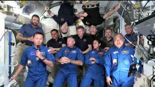 New ISS crew members look forward to working 'in unity'