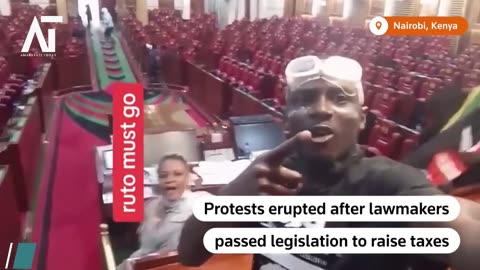 Kenyan National Assembly Chamber Breached Amid Tax Hike Protests | Amaravati Today