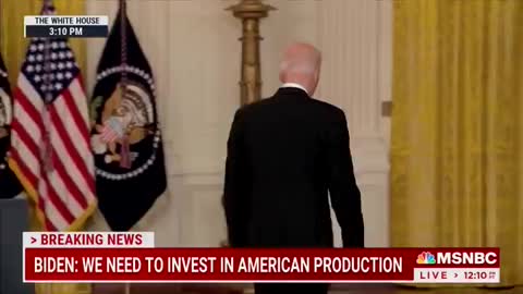 Joe Biden Flees As Reporters Try To Ask Him Questions