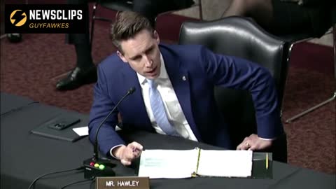 Senator Josh Hawley Questions Sec Of The US Army On Housing