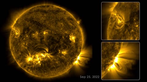 NASA SUN EXPLORATION AND CLOSE UP