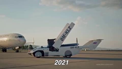 Here's what one of the first flying cars looked like and what the modern version has become