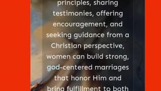 Empowering Christian Woman Marriage Advice