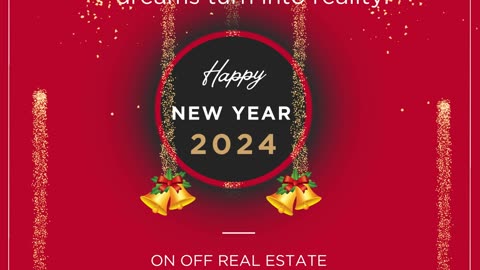 🎉Wishing you a Happy New Year 2024 from On off Real Estate