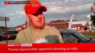 💥SHOOTER ON TRUMP💥Witness describes seeing the shooter before and after shooting....