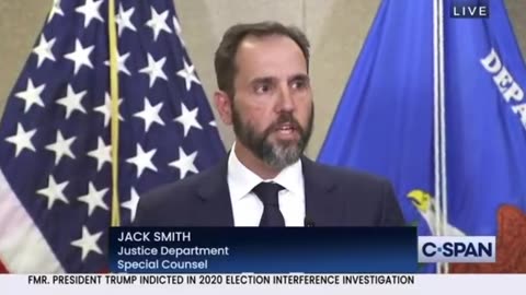 SMITH'S STATEMENT: Special Counsel Announces Jan. 6 Trump Indictment [WATCH]