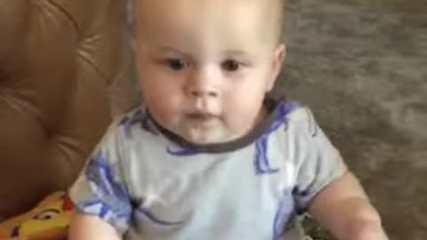 cute baby loughing video
