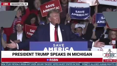 Trump on AMERICAN DREAM at rally in Michigan