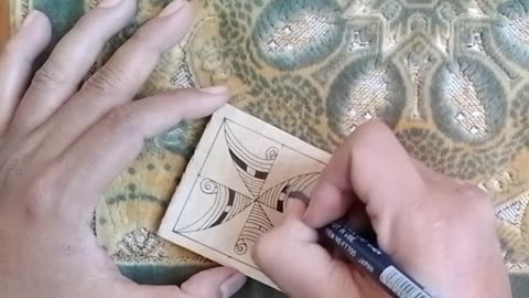 How to draw Zentangle Art Patterns for Beginners 5