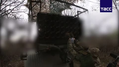 Russian paratroopers north of Artemovsk in the DPR