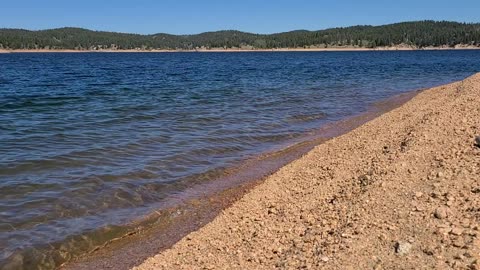 Soothing sounds from rampart reservoir, Colorado