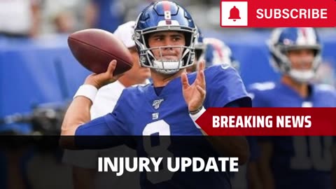 Daniel Jones Gives Injury Update