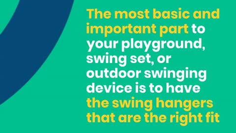 Swing set hangers