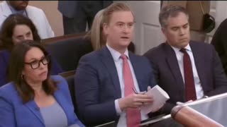 Peter Doocy wrecks press secretary Karine Jean-Pierre over Biden’s broken border wall promise!