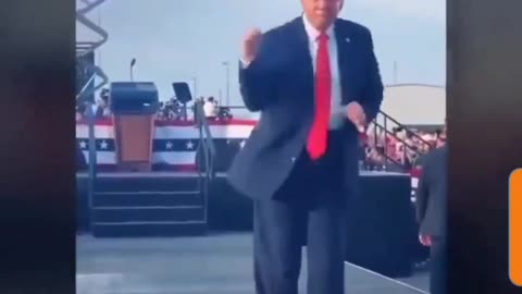 Trump's Groove: Donald Trump Busts a Move on Stage!