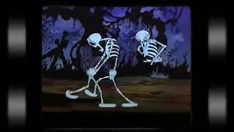 Skeleton Frolic. Iconic Cartoons.