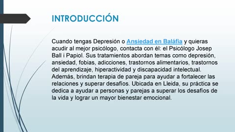 Tratar la Ansiedad en Baláfia, ¡consigue la mejor terapia!