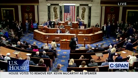 WATCH the Moment Kevin McCarthy is REMOVED as Speaker of the House