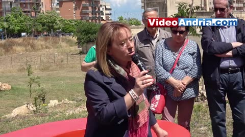 Andria: inaugurata l'oasi verde intitolata a Vincenza Angrisano in via Ceruti