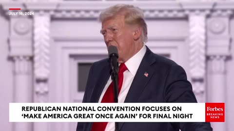 Trump Promises A Nation 'More United Than Ever Before' In RNC Acceptance Speech