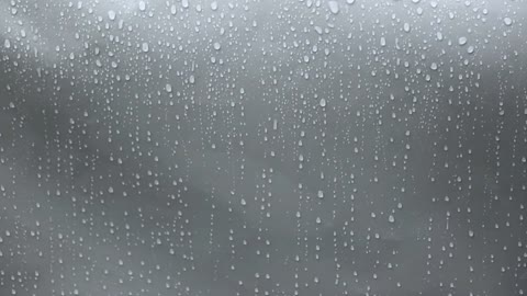 WATCH AND LISTEN HOW rain hits the window with sounds of thunder ASMR