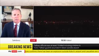 Sky News is reporting 13 dead in Kabul airport explosion, 3 US soldiers wounded.