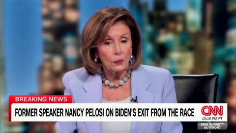 CNN Host Confronts Nancy Pelosi Over Her Role In Biden Dropping Out